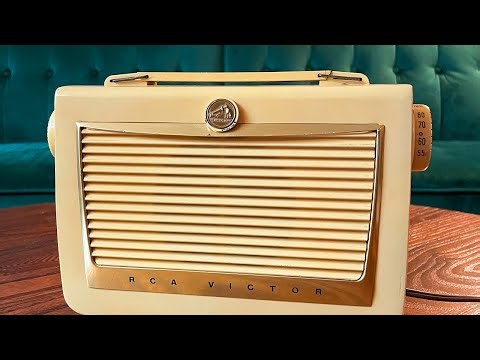 1954 RCA 6BX6 Portable Radio Restoration