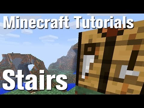Minecraft Tutorial: How to Make Stairs in Minecraft