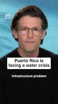 Puerto Rico is facing a water crisis