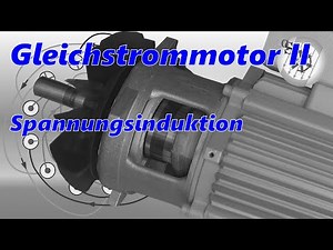 Gleichstrommotor II - Spannungsinduktion