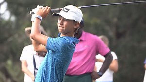 American Jr Golf Association on Instagram: "14 years-old and making his way around @tpcsawgrass with ease. Miles Russell leads #JrPLAYERS after R2."
