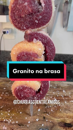 Granito em medalhões na brasa! #tiktok #churrasco #receita #carne