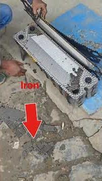 Plate Heat exchanger service || injection moulding machine #maintenance