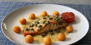 7-Minute Salmon Piccata
