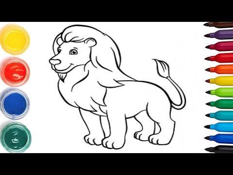 How to Draw Loin Drawing For kids | Easy Step By Step | Drawing & Craft