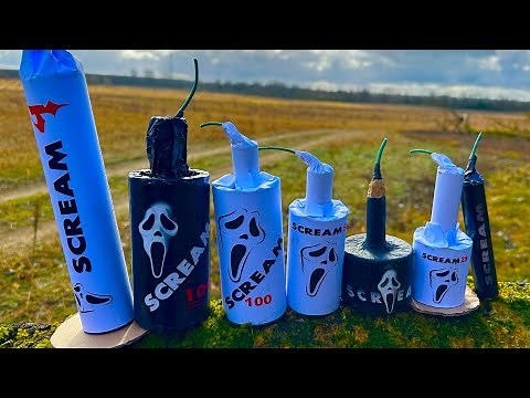 XXL SCREAM FIRECRACKER COMPILATION | SCREAM POLENBÖLLER VERGLEICH | STREET FIREWORKER