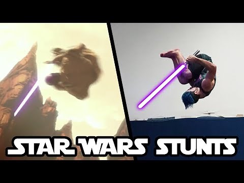 Stunts From Star Wars In Real Life (Part 2, parkour)