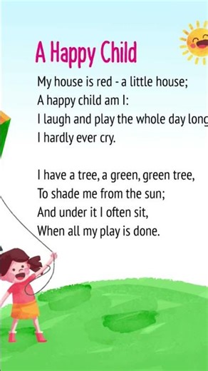 Class -1 Poem in English #viral #shortsfeed #poem