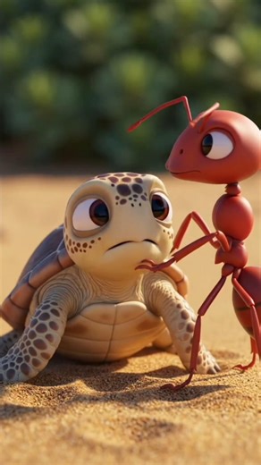 This ant just challenged a turtle! 😱 #usa #ant