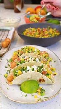 My Favorite Fish Tacos #recipe with Mango Salsa!!