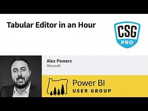Tabular Editor in an Hour
