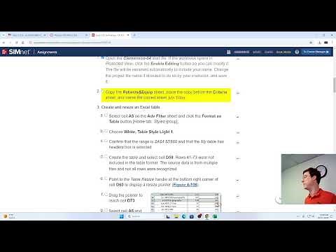 CIS105: 10/17/24: SIMnet Excel Guided Project 4-3
