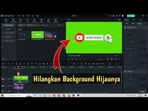 Cara Edit Green Screen Di Filmora Terbaru