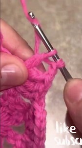 Crochet open shell stitch #crochet #crochetcrosai #knitting #crochetaddict #crochetlove #yarnart