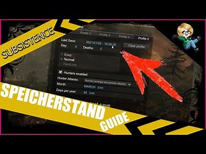 Subsistence Speicherpunkt laden (Guide)