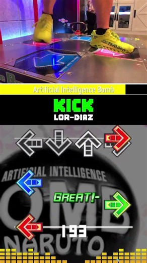 Artificial Intelligence Bomb by naruto | #ddr #dancedancerevolution #stepmania #itgmania #shorts