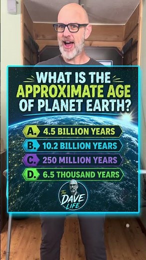What is the approximate age of the planet earth? #planetearth