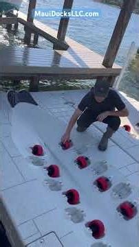 The Wave Armor Pro6 floating jet ski docks #jetski #boating #wave armor #lake #florida