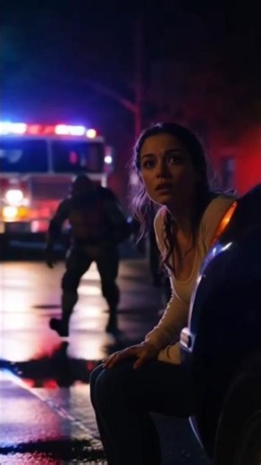 One woman trapped. One bus on fire. Four turtles who refuse to let anyone fall