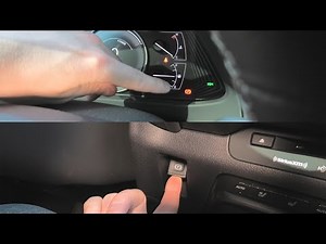 Lexus UX (2019-2025): Electric Parking Brake. How To Turn ON And OFF In Automatic And Manual Modes?