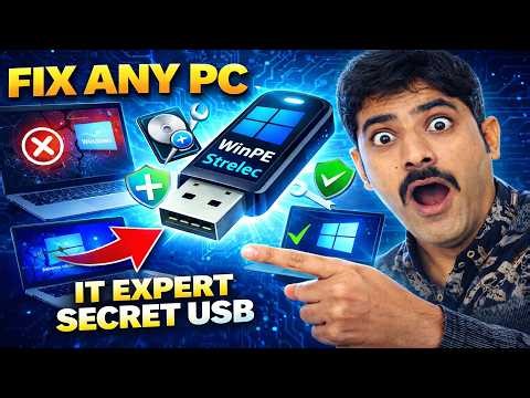 🔥 WinPE Sergei Strelec: One Bootable USB to Fix ANY Windows Problem!