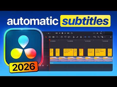 How to Add Subtitles in DaVinci Resolve (2026 Guide)