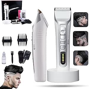 Fading Culture The Fadify 2.0, Hair Clippers, 2.0 Cordless Clipper - Instant Fade Culture, Professional Barber Clippers with LED Display ( Color : White )
