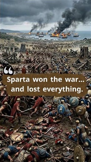 Sparta defeated Athens. Then destroyed itself. 😳⚔️