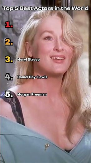 Top 5 Best Actors in the World