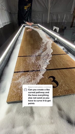 Replying to @noah.watson_ This makes it looks crazy #shuffleboard #trickshot #fyp #foryou