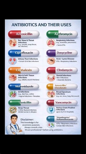 Antibiotics and Their Uses – Complete Guide to Common Medicines & Infections