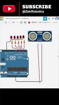🚀 Arduino Project 23 – Smart Parking Indicator (HC-SR04 + LEDs) | Amharic Tutorial