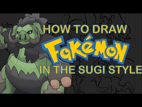 How to Draw Fakemon in the Pokemon Style!