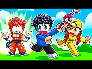 Using $100,000 GOKU MOVESET in ALLBLOX Battlegrounds Roblox!