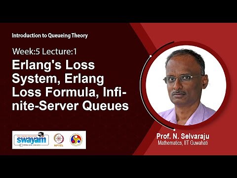 Lec 17: Erlang's Loss System, Erlang Loss Formula, Infinite-Server Queues
