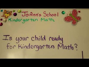 Is Your Child Ready for Kindergarten Math?