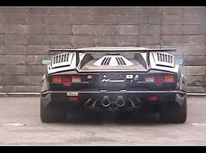 ①Lamborghini Countach Exhaust Sound マフラー音 (kreissieg)
