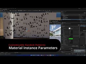 HLSL Custom Pattern Generator Decal Material in UE5