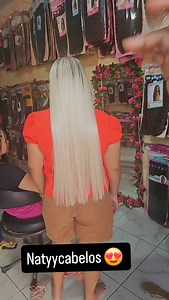 9.7K views · 11 reactions | Cabelo loiro alba plus | Naty Cabelos | Facebook