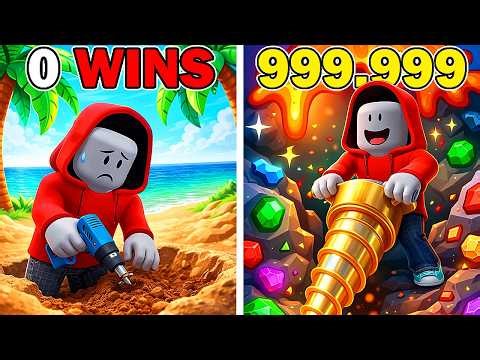 JJ and Mikey went from NOOB to PRO in Roblox DRILL DIGGING SIMULATOR!