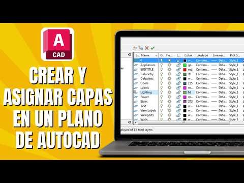 How to CREATE AND ASSIGN Layers in an AutoCAD Drawing