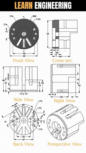 Understanding Mechanical Component Engineering Drawings