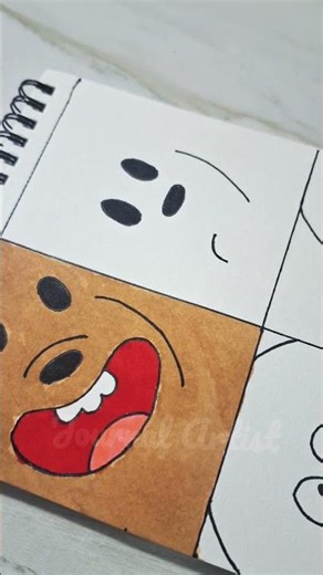 Colouring this Drawing of Dogs ✨️✨️#art #dogs #drawing #easy #journalartist