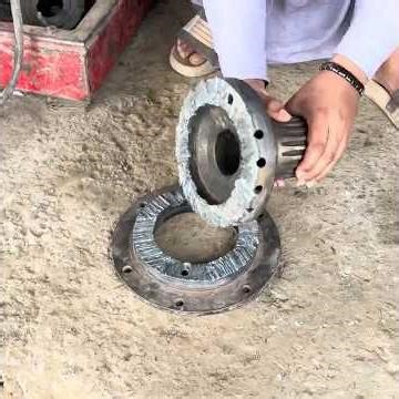 Incredible Axle Flange Hub Repair Using Simple Tools | Broken Axle Reattaching Process