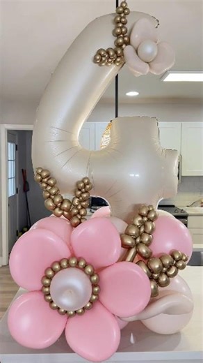 Balloon number process 🤩💖#balloons #balloonsdecor #birthdaylove #balloonsnumbers #balloonsbouquet
