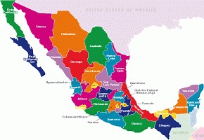 Identifica las capitales de estos estados en México