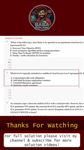 NPTEL Cloud Computing Week 3 Assignment Answers 2026 | Baba Explains #nptel #swayam #nptelanswers
