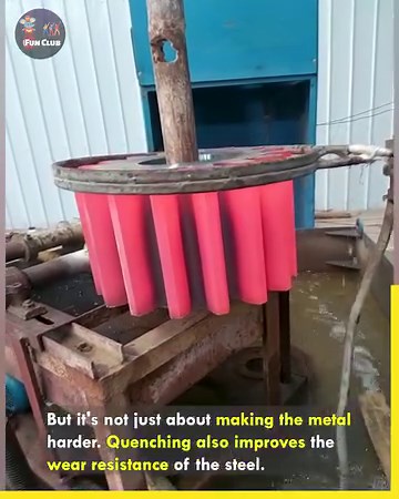 207K views · 4.8K reactions | Exploring the Quenching Process From Extreme Heat to Rapid Cooling.浪 #quenchingprocess #MetalHardening #heattreatmenttechniques | Fun club | Facebook