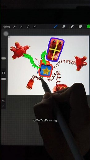 Drawing Boxy Boo from Poppy Playtime! 🎁🐱