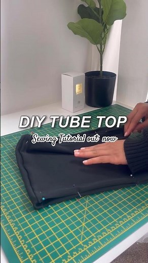 DIY TUBE TOP | MINIMALIST TOP DIY #sewingtutorial